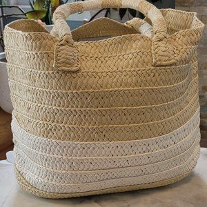 ALTRU weaved straw tote